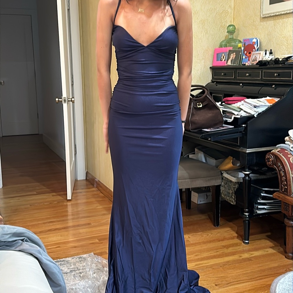 New navy dress